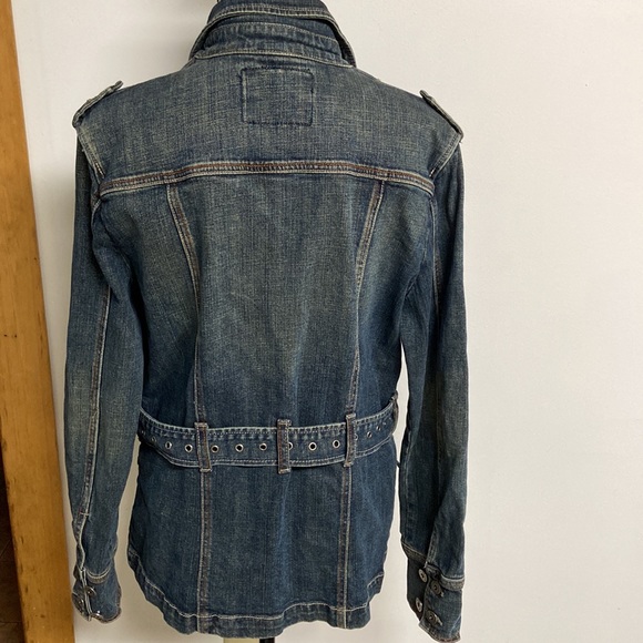 Ethyl Brand Denim Jeans Jacket L - Picture 5 of 8